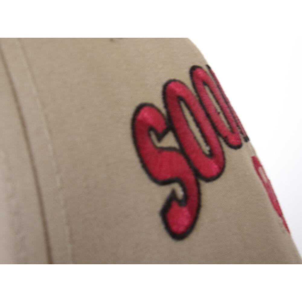 Captivating Headgear OU Sooners Tan/Beige Embroidered Logo Adjustable Cap - Picture 6 of 12